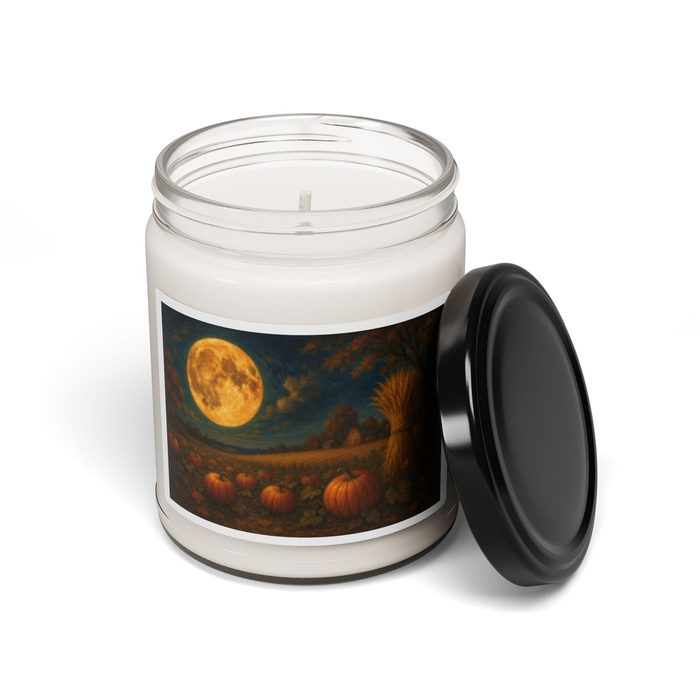 Autumn Moonlight Scented Candle, Cozy Décor, Fall Gift, Seasonal Aromatherapy, Pumpkin Spice Candles, Harvest Celebration