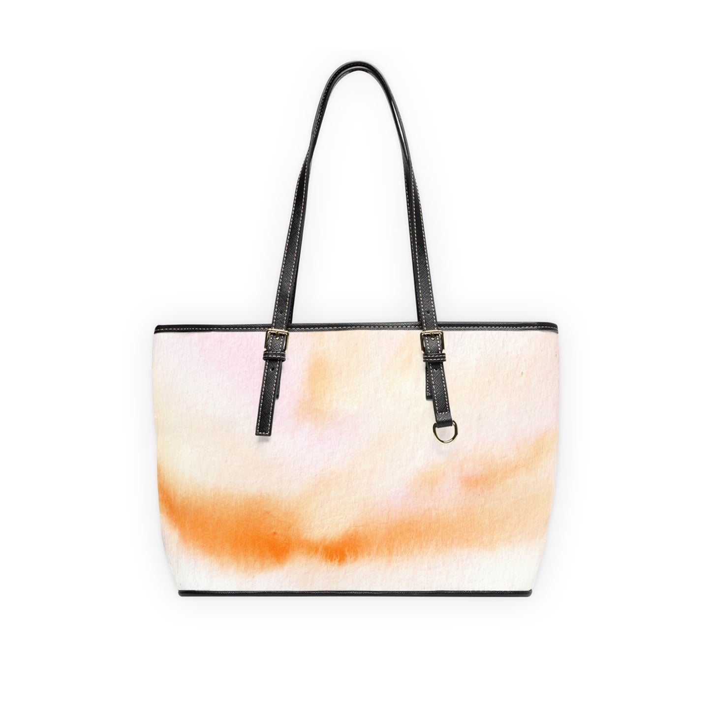 Abstract Watercolor PU Leather Shoulder Bag