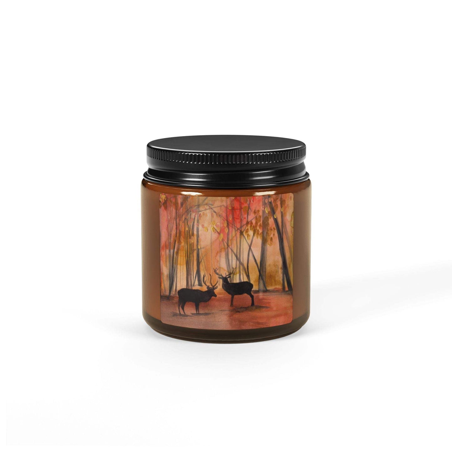 Autumn Deer Candle