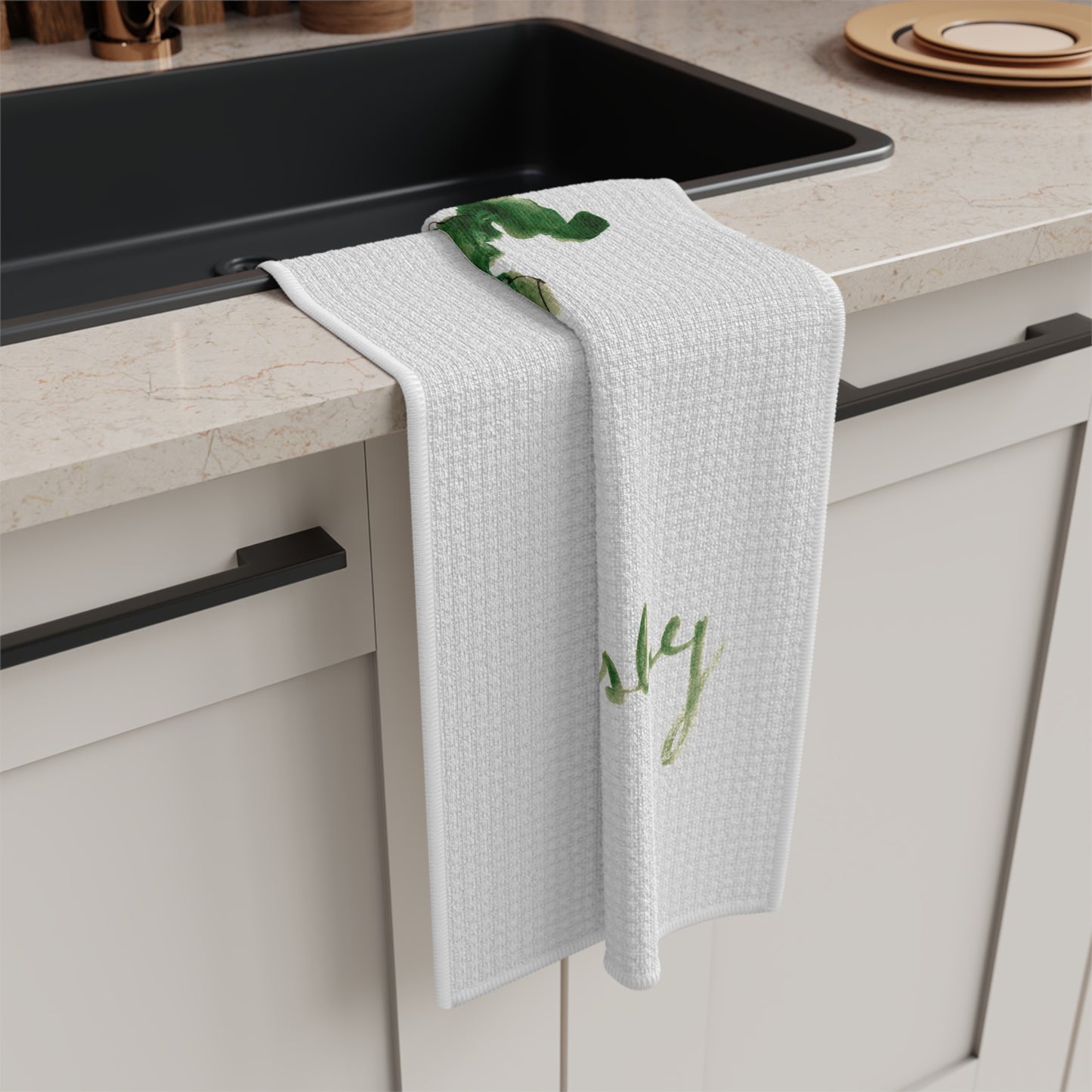 Parsley Microfiber Tea Towel