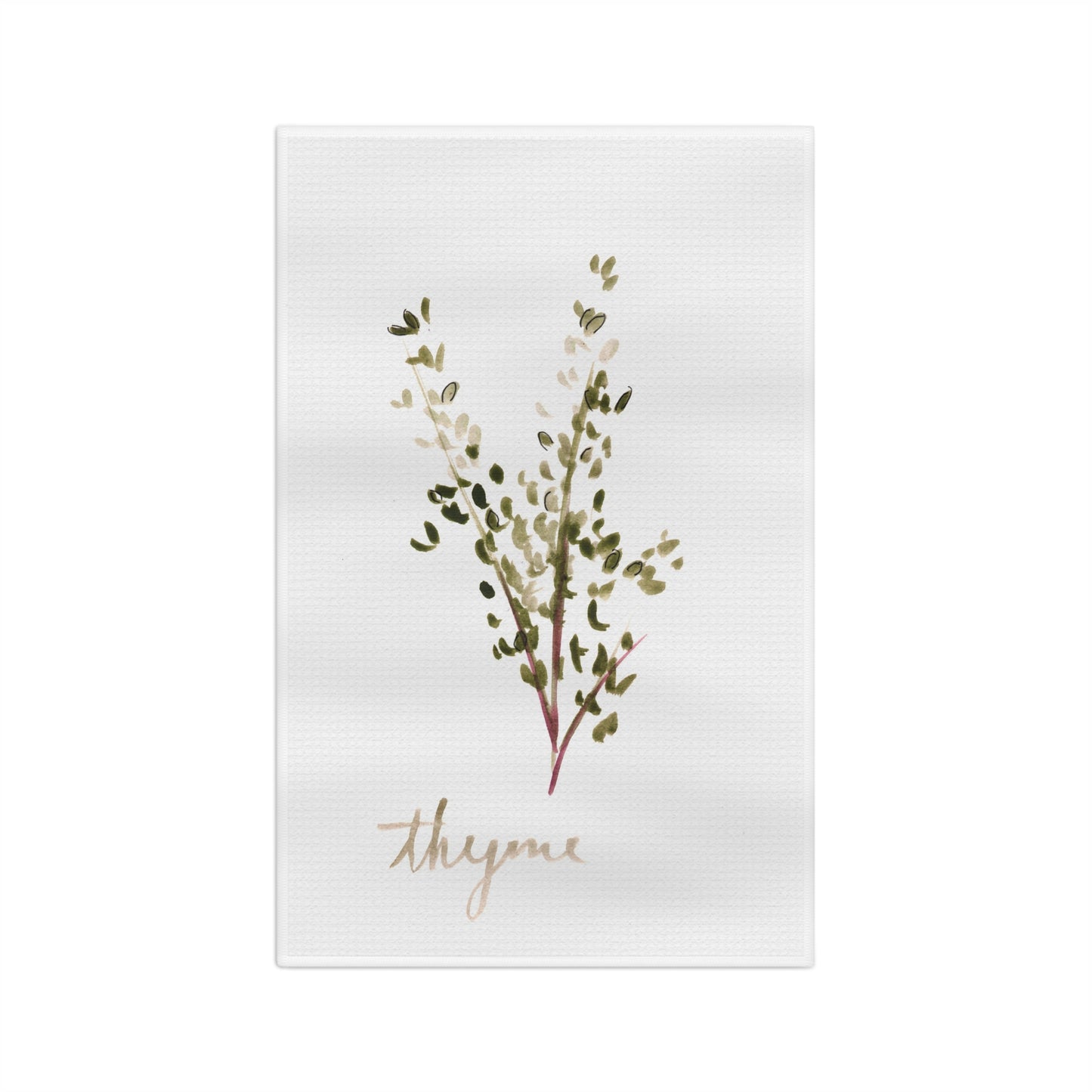 Thyme Microfiber Tea Towel