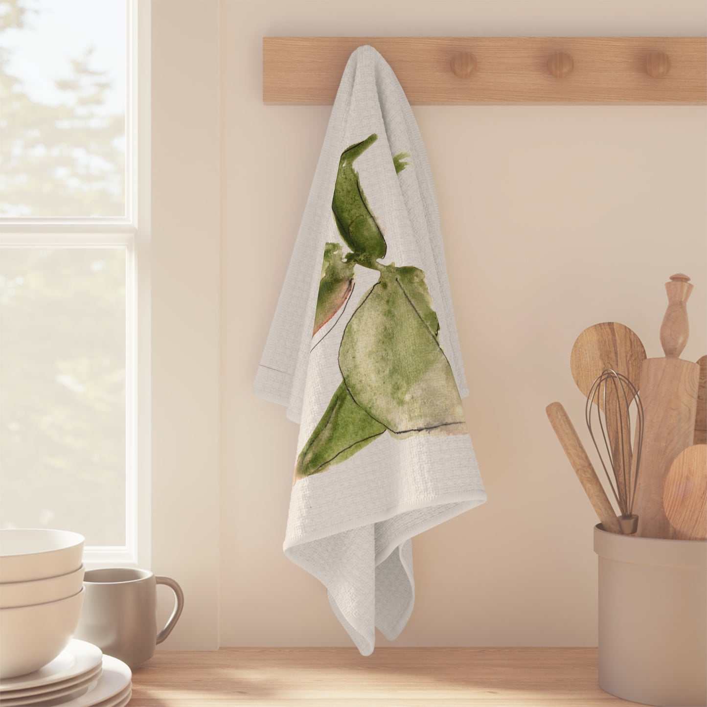 Basil Microfiber Tea Towel