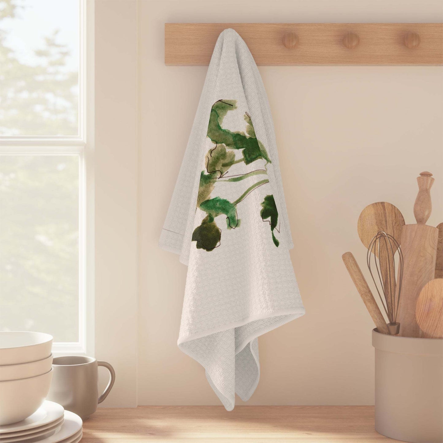 Parsley Microfiber Tea Towel