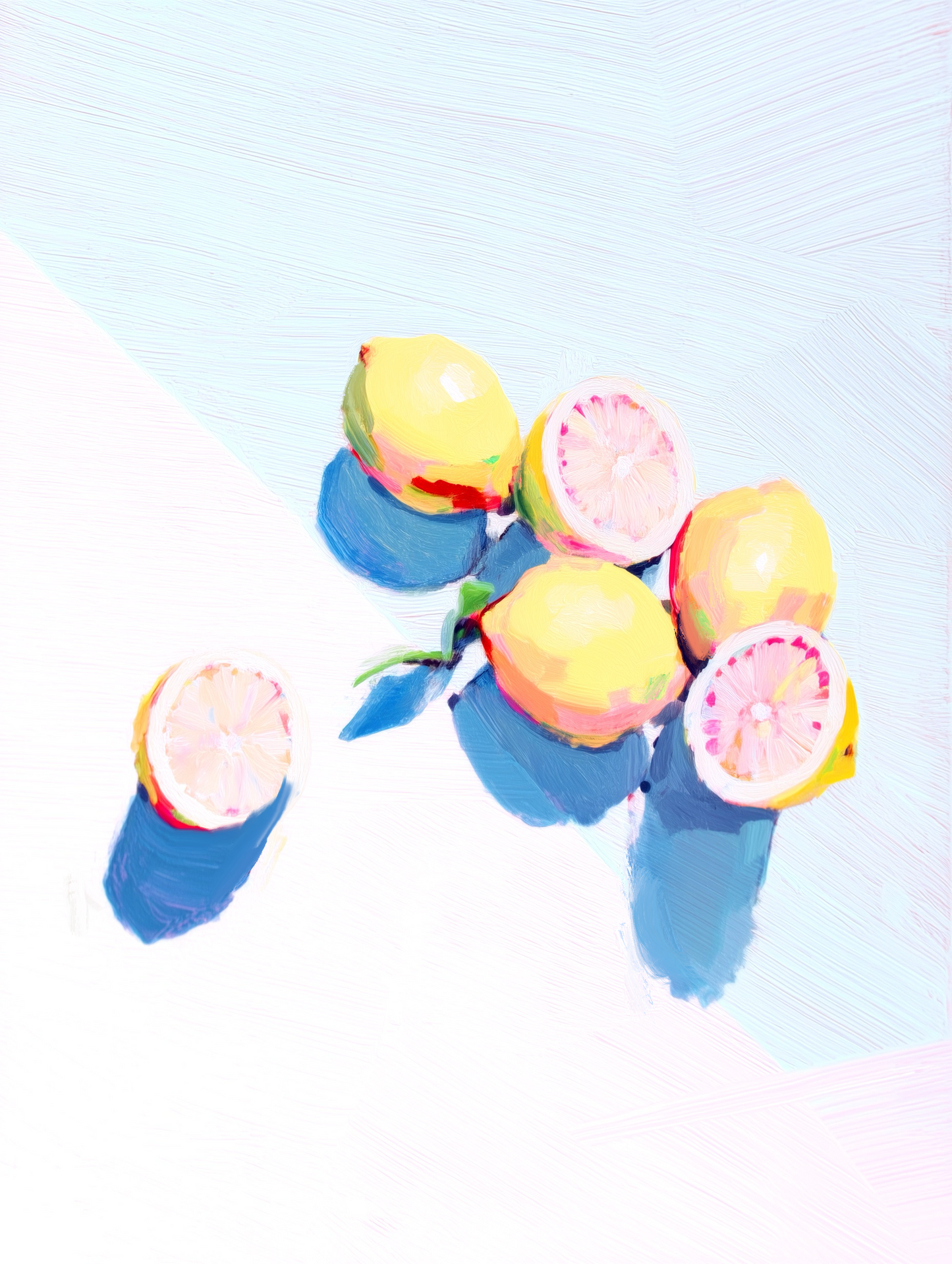 Lemon Study Art Print