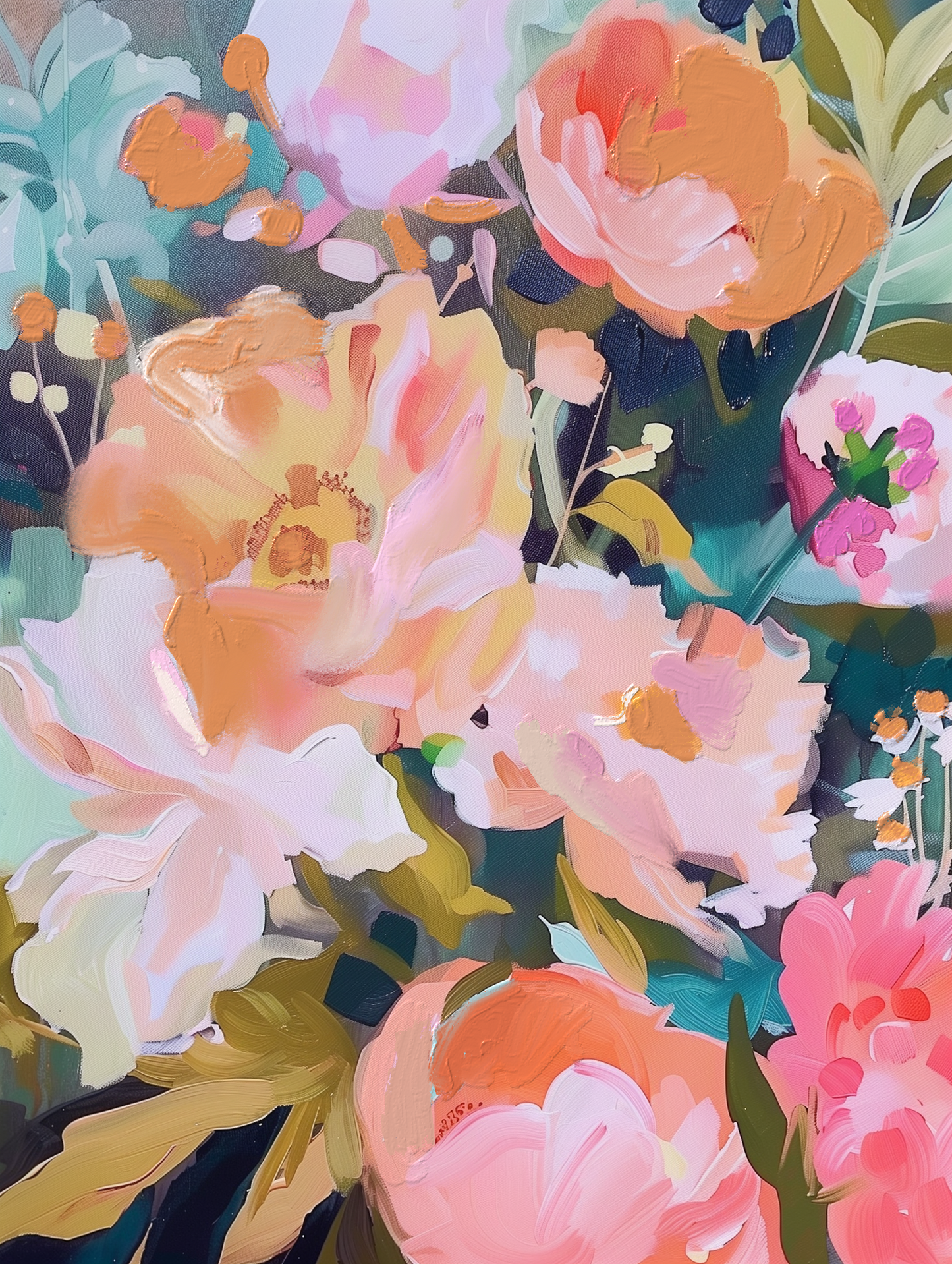 Among the Blossoms Art Print