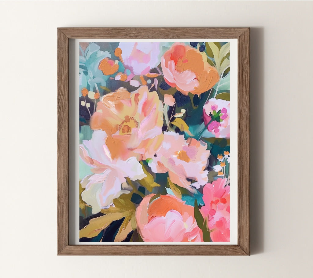 Among the Blossoms Art Print