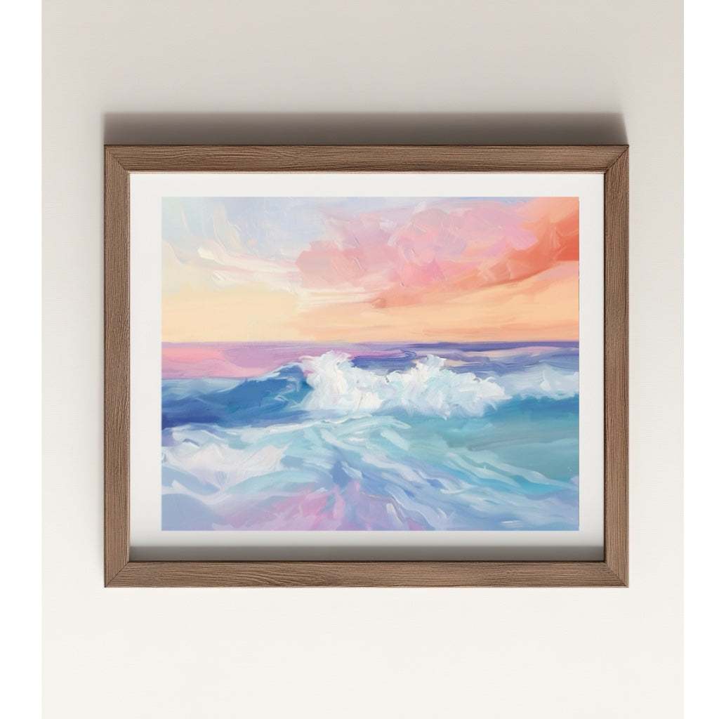 Cotton Candy Sky - Original Painting Mai Autumn