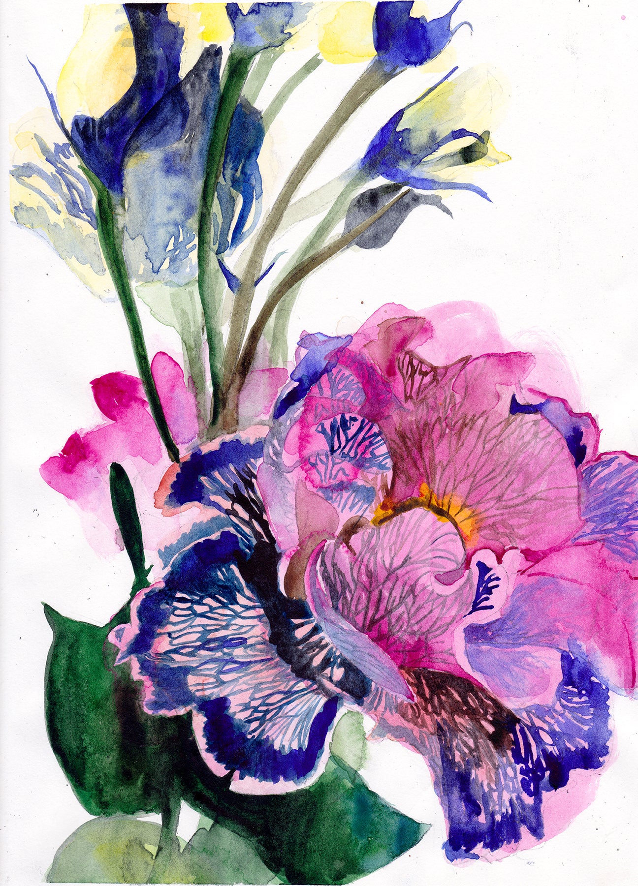 October Blooms Art Print
