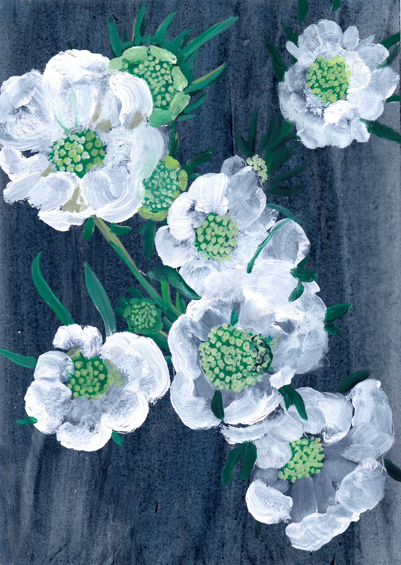 October Blooms II Art Print