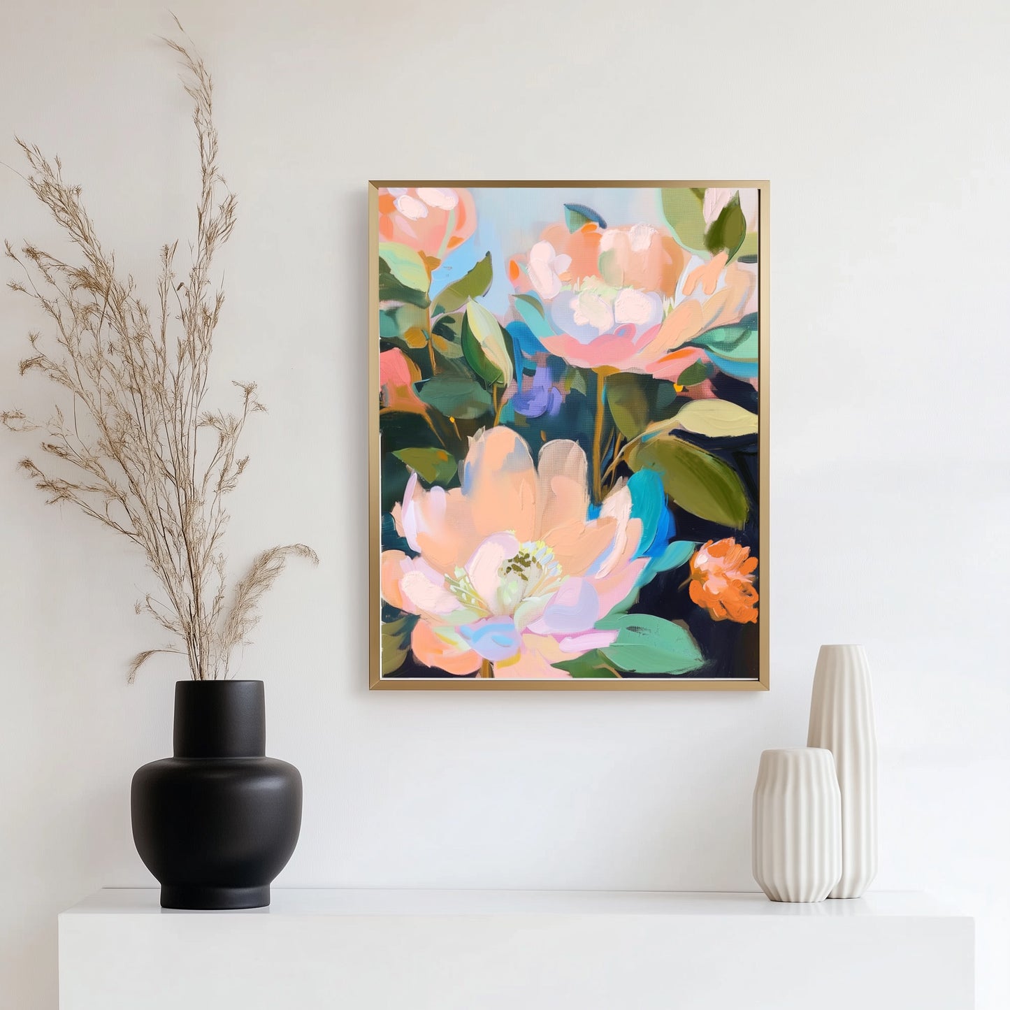 The Peonies Arrived Today Art Print