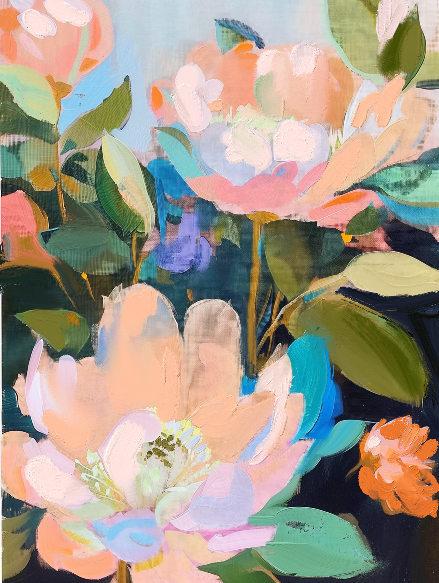 The Peonies Arrived Today Art Print