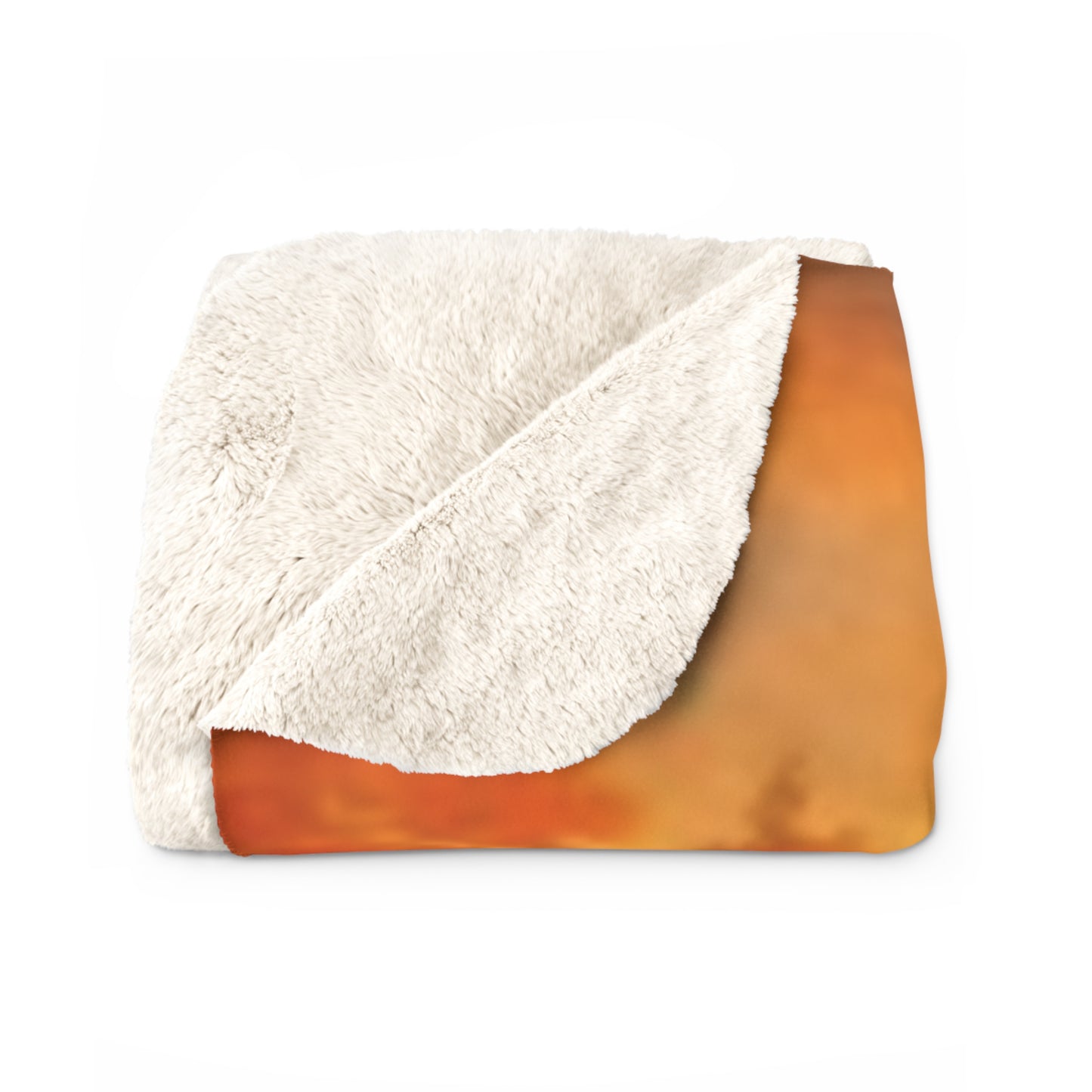 Sherpa Fleece Blanket - Rowing River Autumn Fall Blanket
