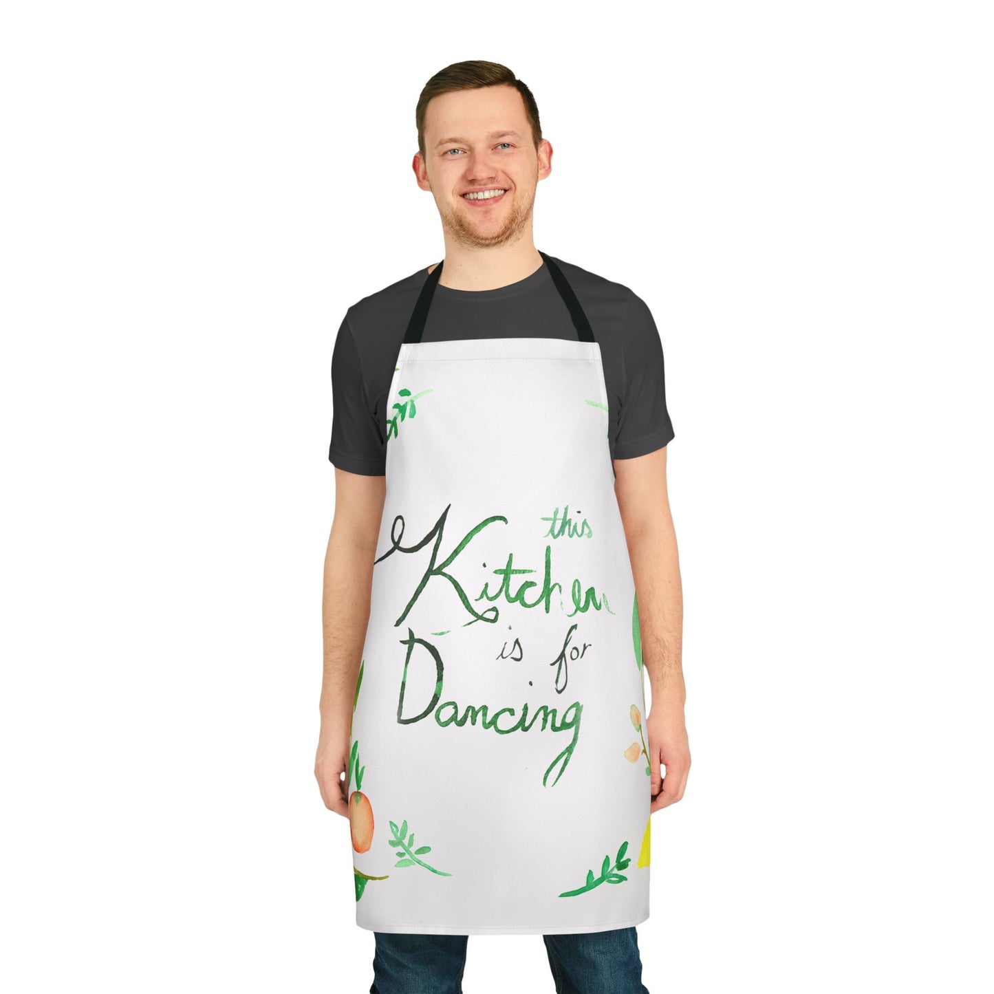 Whimsical Kitchen Apron - "This Kitchen is for Dancing" - Colorful Cooking Gift, Fun Kitchen Accessory, Perfect for Foodies, [...]