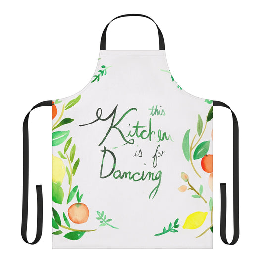 Whimsical Kitchen Apron - "This Kitchen is for Dancing" - Colorful Cooking Gift, Fun Kitchen Accessory, Perfect for Foodies, [...]
