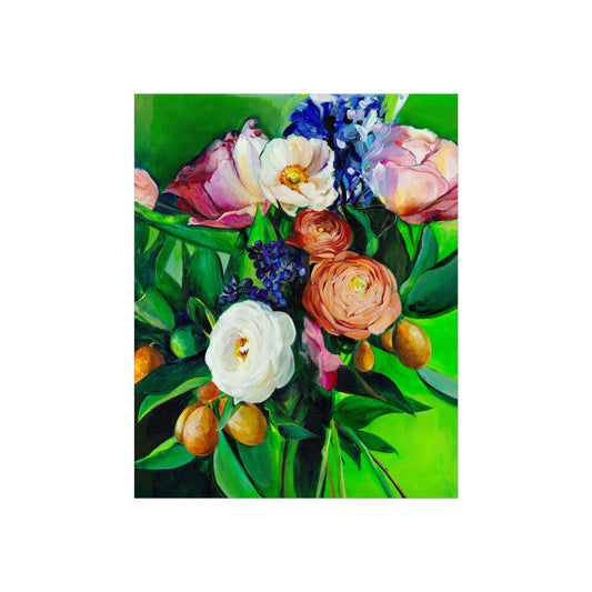 Fine Art Poster — Vibrant Floral Bouquet Print