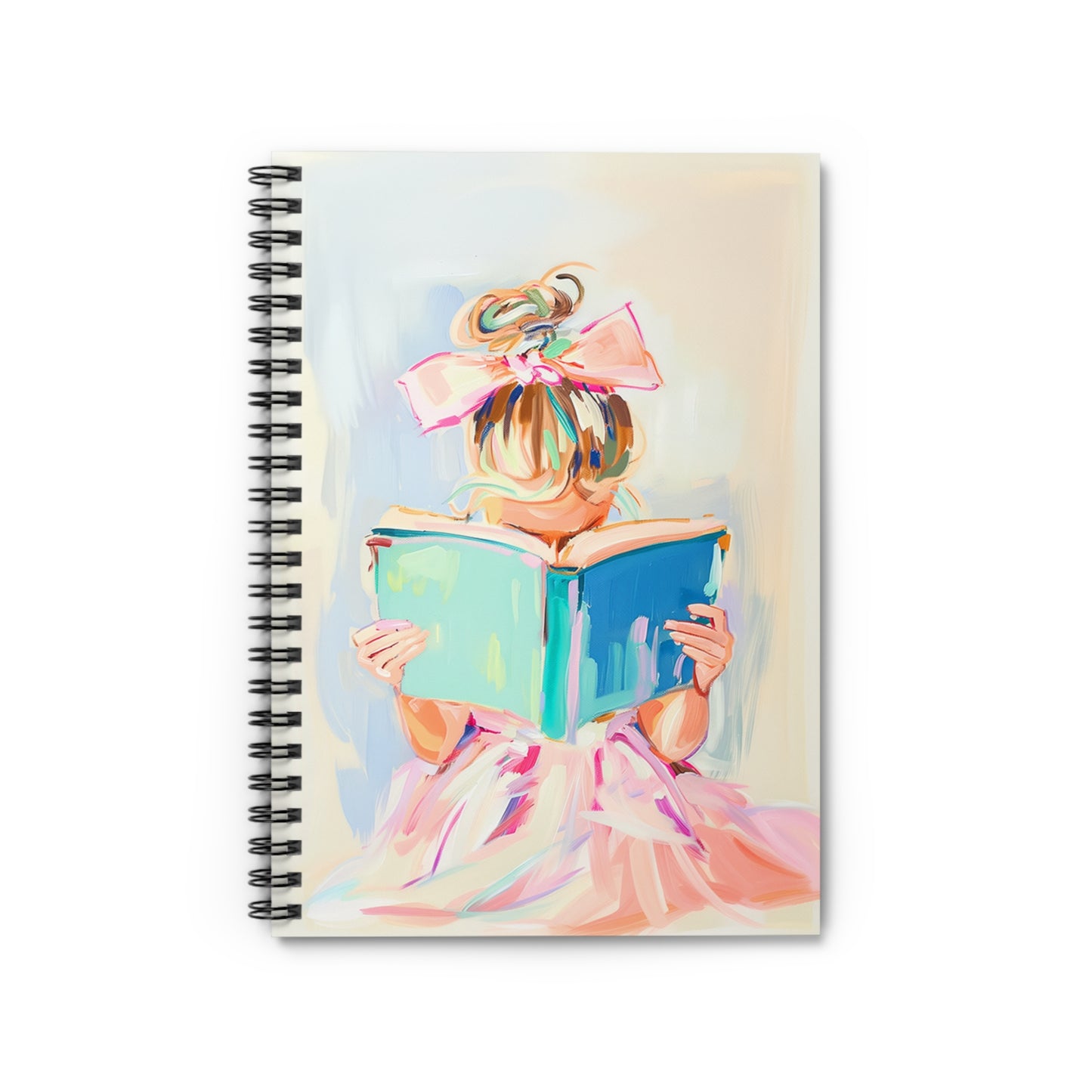 Floral Spiral Notebook - Ruled Line, Aesthetic Journal, Gift for Writers, Study Notebook, Cute Office Supplies, School Essentials