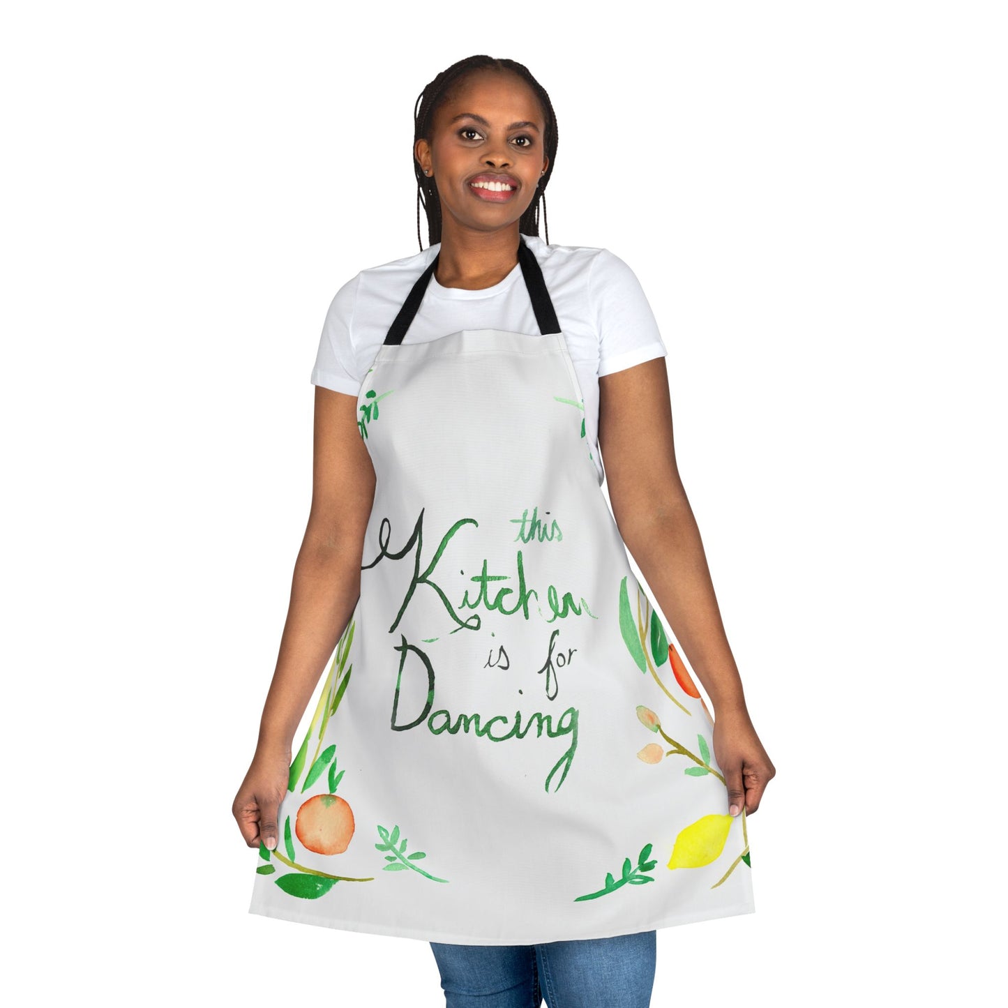 Whimsical Kitchen Apron - "This Kitchen is for Dancing" - Colorful Cooking Gift, Fun Kitchen Accessory, Perfect for Foodies, [...]