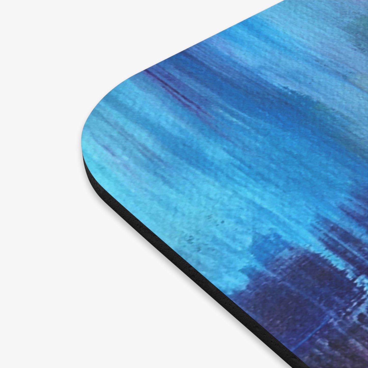 Abstract Sunset Painting Mouse Pad — Vibrant Coastal Desk Mat