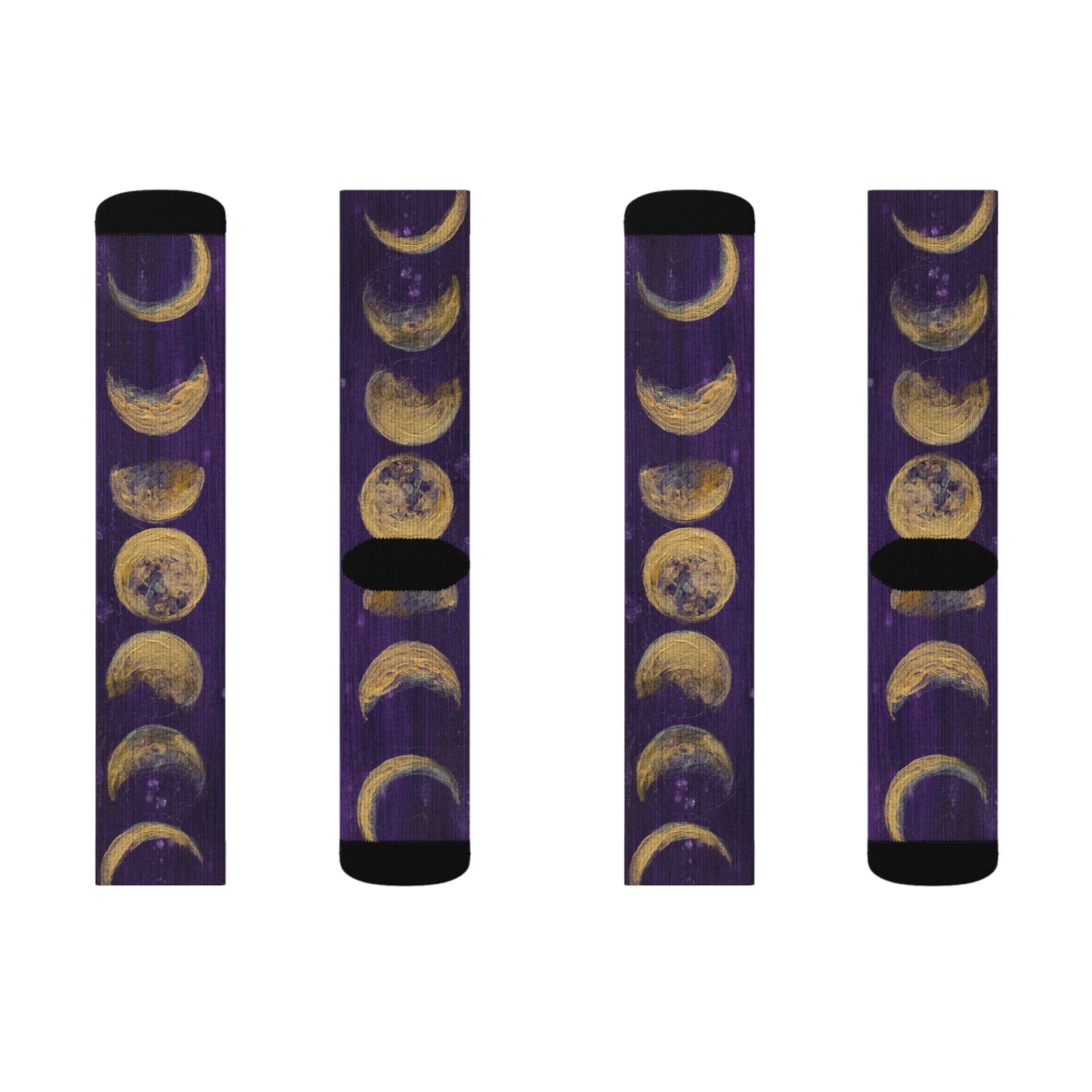 Celestial Pattern Socks - Comfortable, Stylish, Unique Gift for Astrologers, Moon Lovers, Everyday Wear, Crystal Shop, Meditation