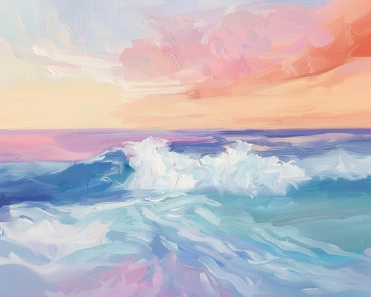 Cotton Candy Sky - Original Painting