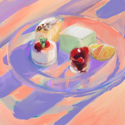 Dessert Bar Study Art Print