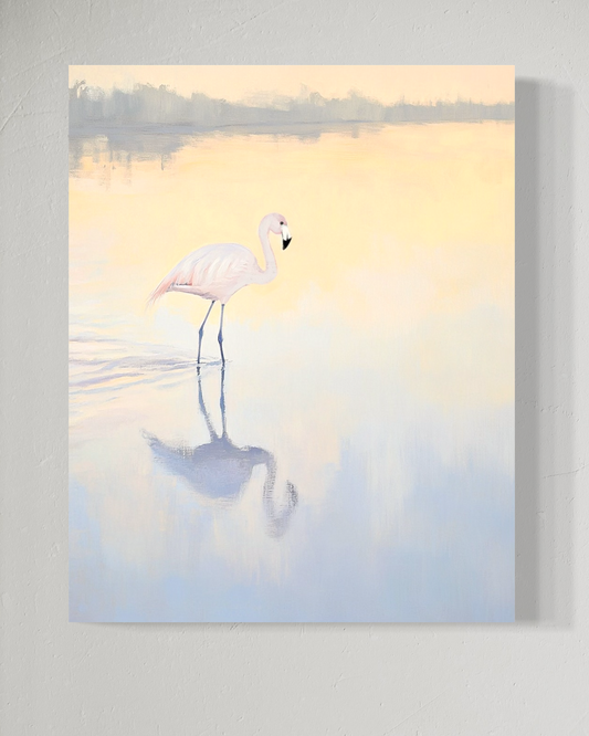 Flamingo at Dawn II - Original Painting