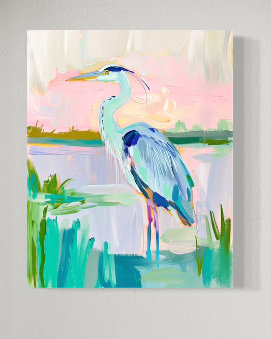 Heron - Original Painting