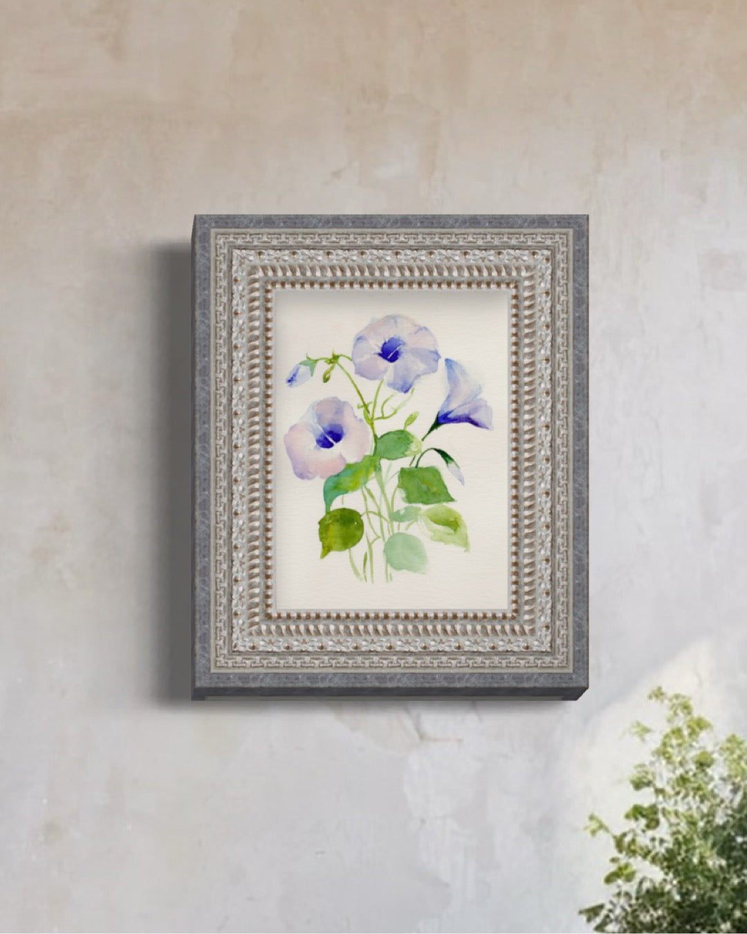 Morning Glory - September Birth Flower Original Painting