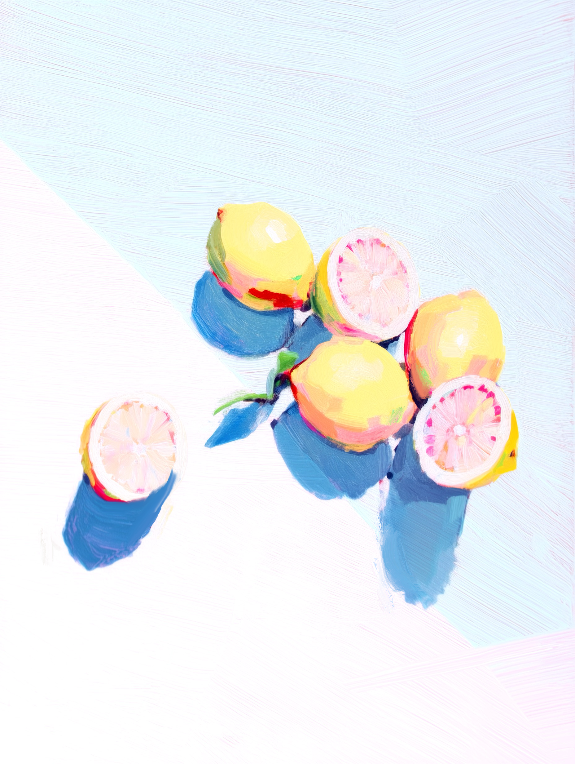 Lemon Study Art Print 