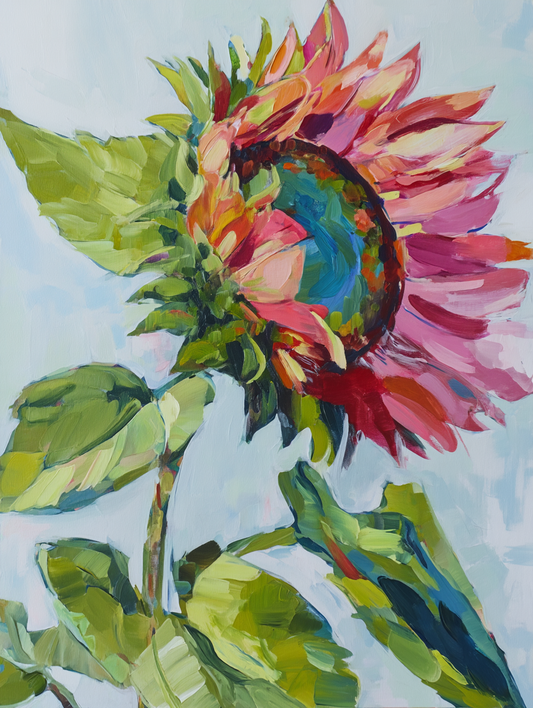Radiance Art Print vibrant abstract nature-inspired wall art with bright colors and dynamic energy
