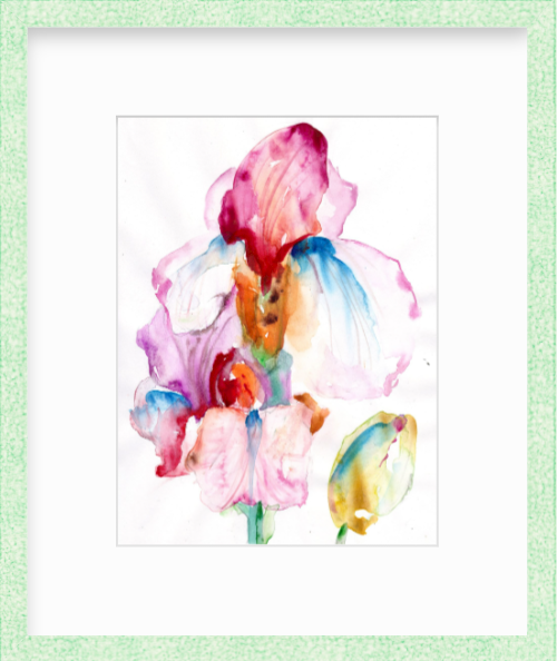 Unicorn Iris Original Painting