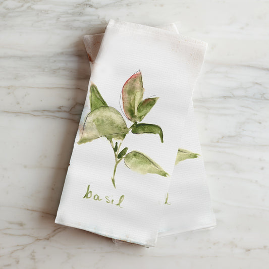 Basil Microfiber Tea Towel
